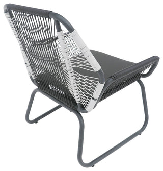 Hannah Outdoor Faux Rattan Club Chair, Set of 2