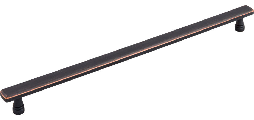 Top Knobs TK857 Devon 12 Inch Center to Center Bar Cabinet Pull - Black