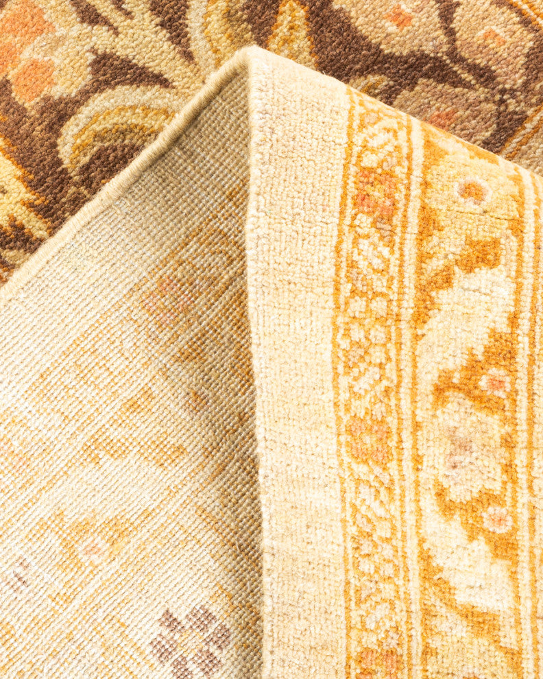 Mogul, One-of-a-Kind Hand-Knotted Area Rug Ivory, 6' 2" x 9' 2"