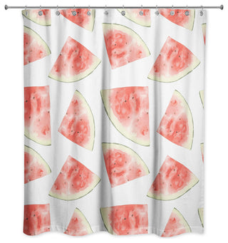 Watermelon Pattern 71"x74" Shower Curtain