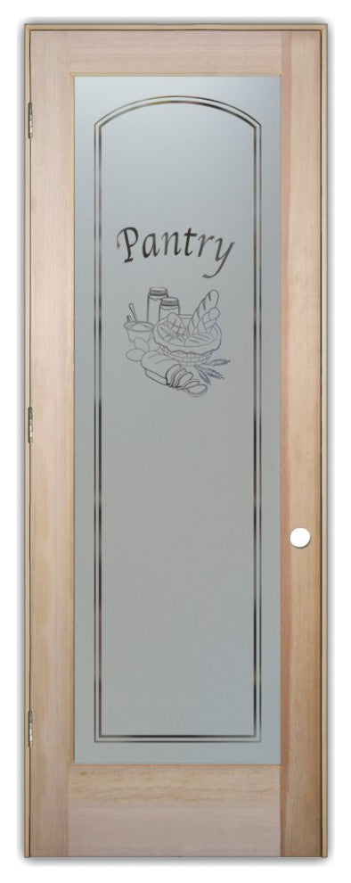 Pantry Door - Bread Basket - Douglas Fir (stain grade) - 24" x 84" - Knob on...