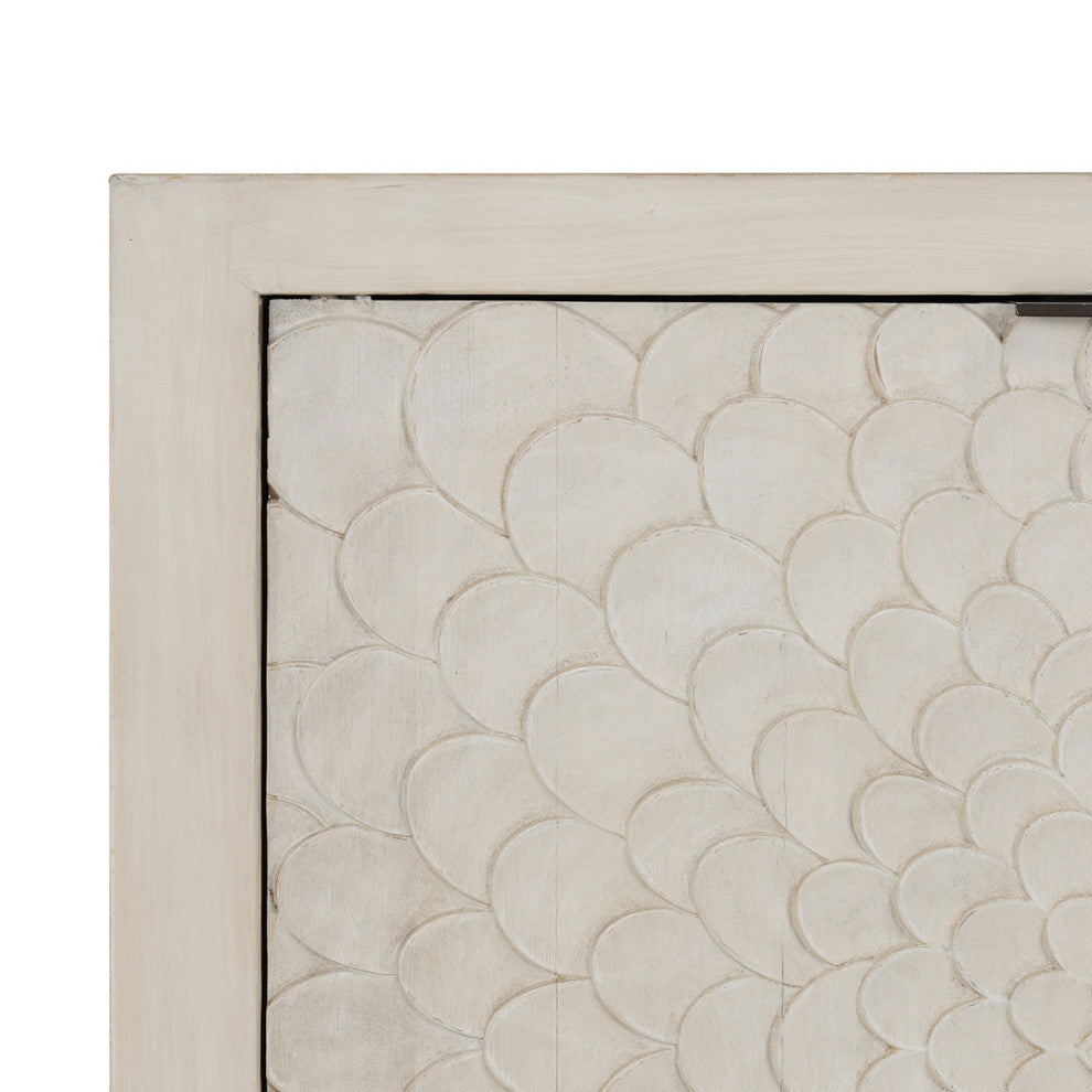 Delilah White Washed Sideboard