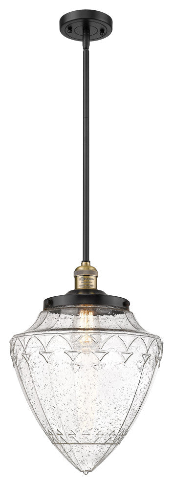 INNOVATIONS 201S-BAB-G664-12 1-Light Mini Pendant Black Antique Brass