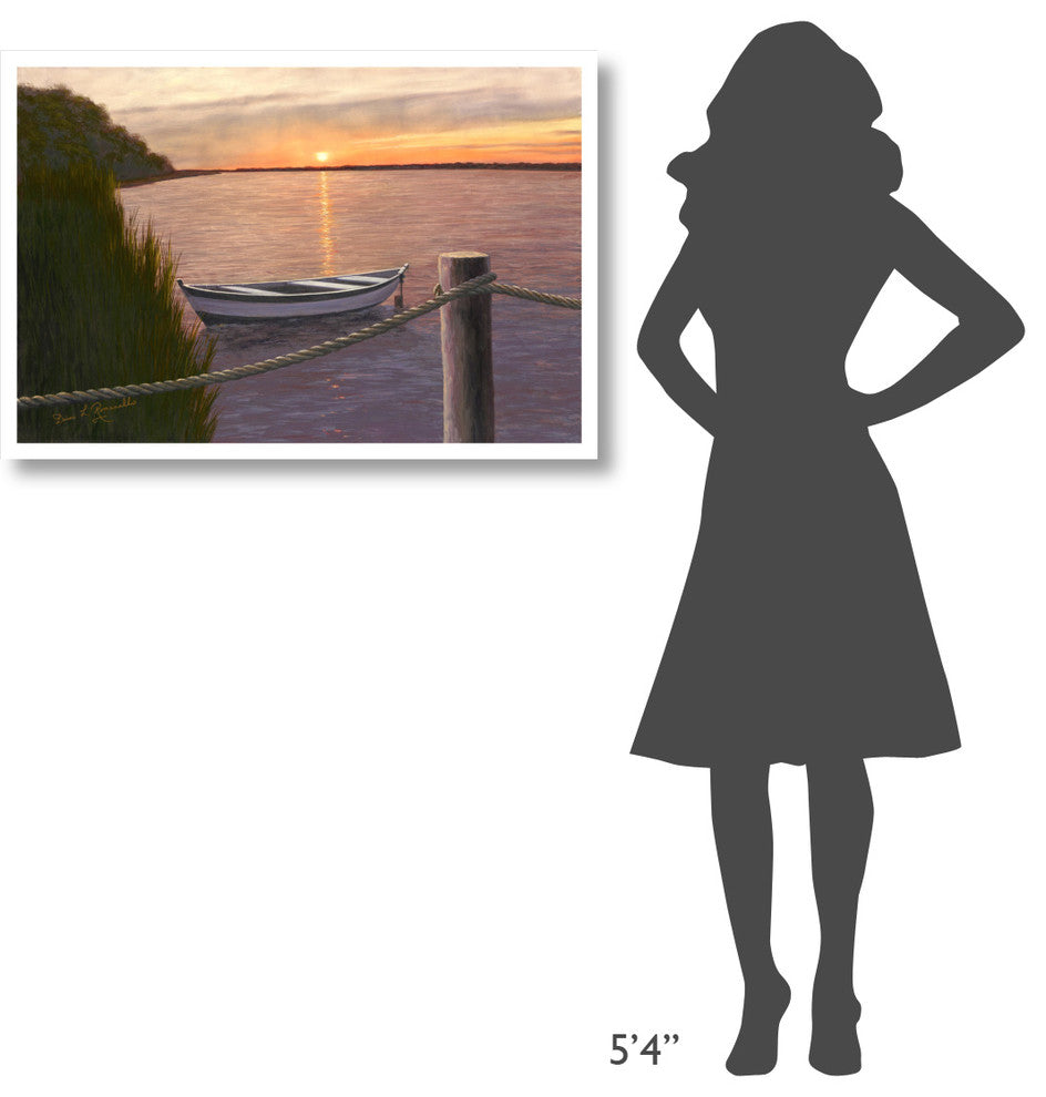 "Setting Sun" Digital Paper Print by Diane Romanello, 38"x26"
