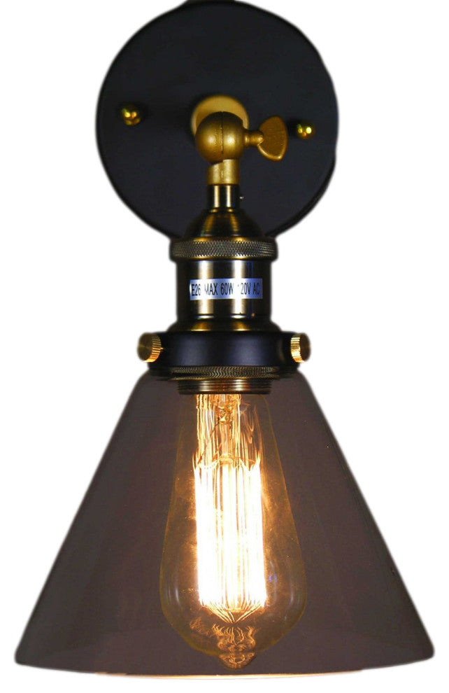 HomeRoots Lilo Glass Antique Edison Light