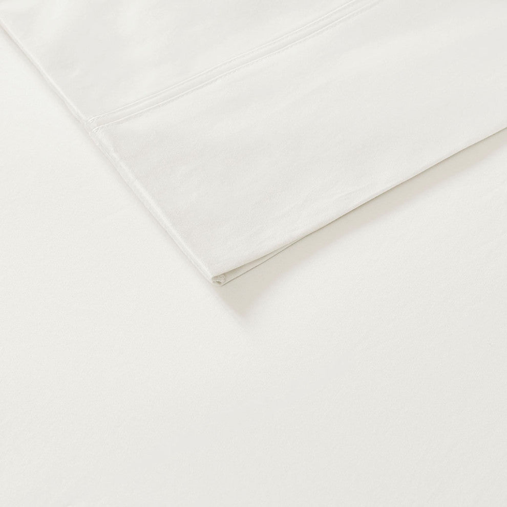 Sleep Philosophy Rayon From Bamboo 4PC Sheet Set, Ivory