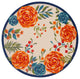 Nourison Aloha 7'10" Round Multicolor Contemporary Area Rug