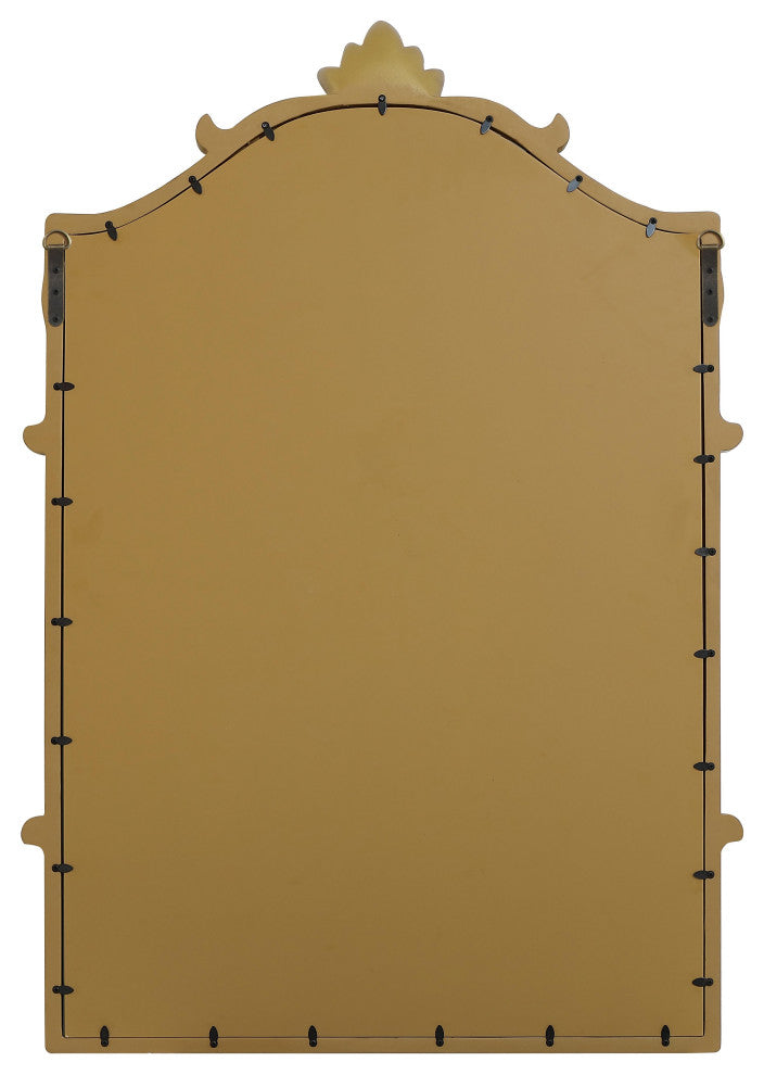 Home Living 28.5x42 Traditional Mirror, Gold Leaf