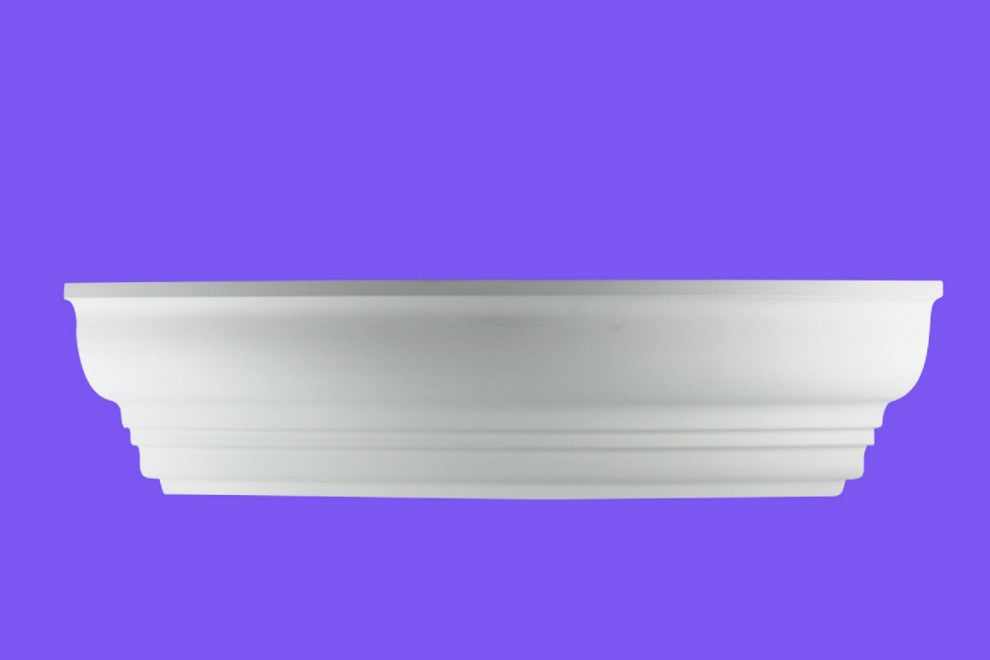 Cornice White Urethane  94" L  Bennington Simple |
