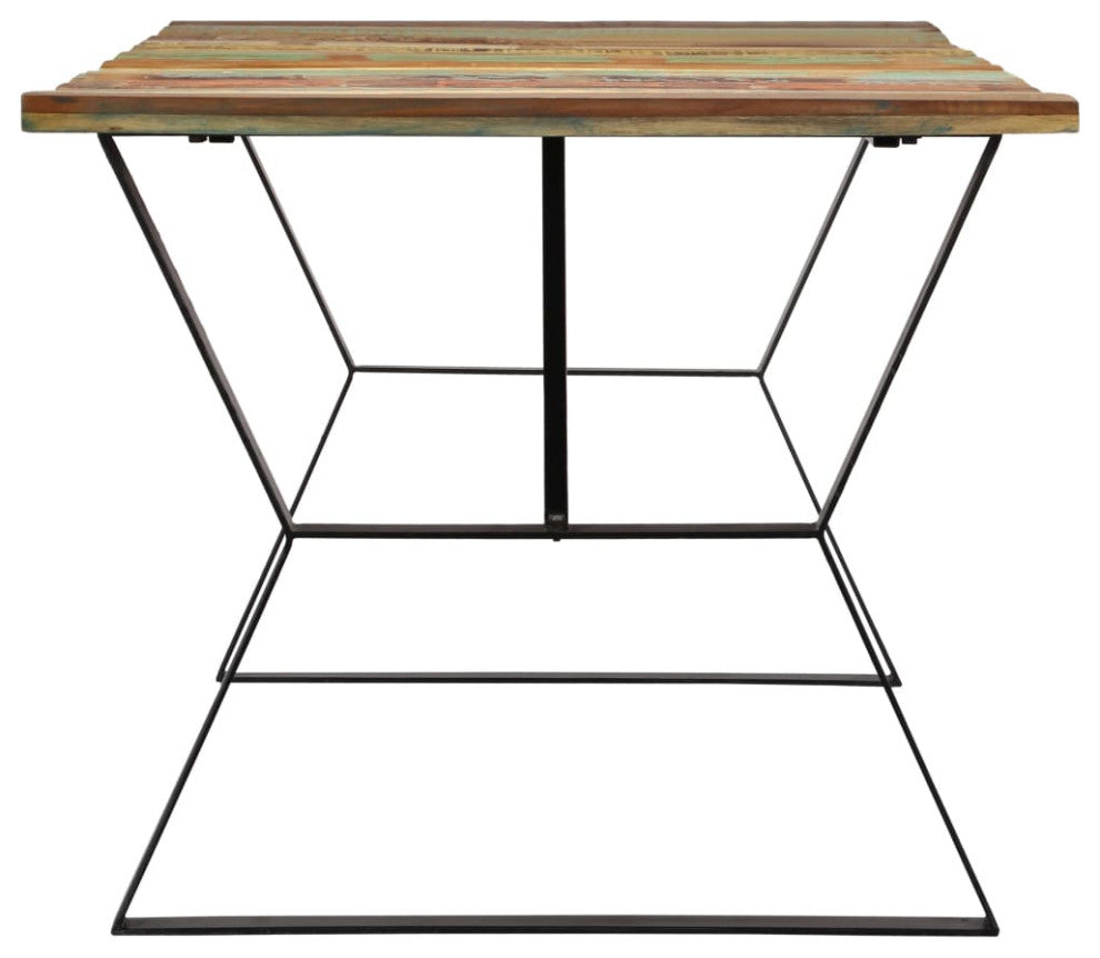 vidaXL Dining Table Kitchen Table Dining Room Dinner Table Solid Reclaimed Wood