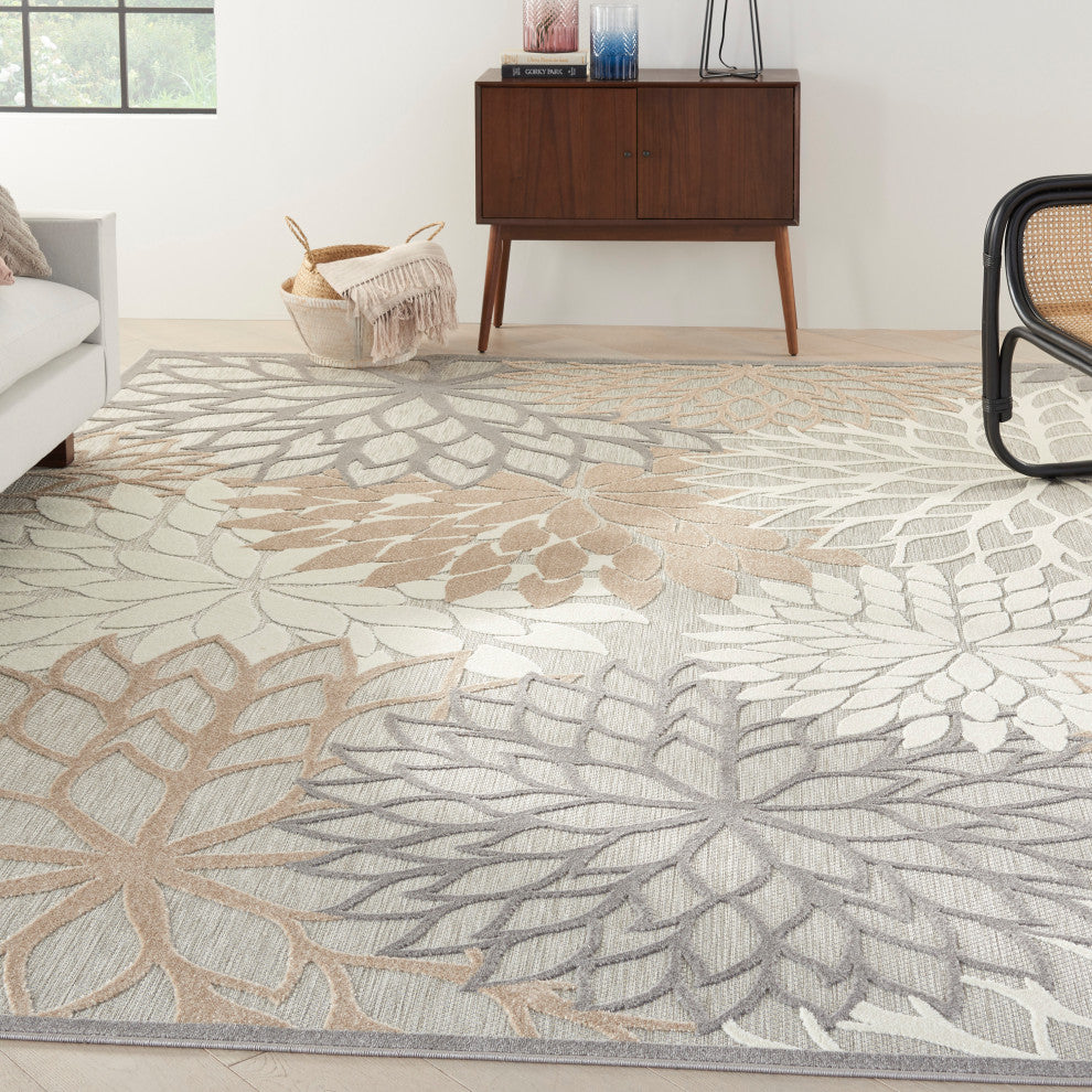 Nourison Aloha 12' x 15' Natural Tropical Area Rug