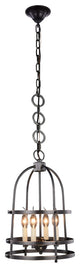 Elegant Lighting Baltic Collection Pendant, Bronze