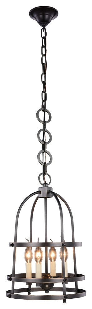 Elegant Lighting Baltic Collection Pendant, Bronze
