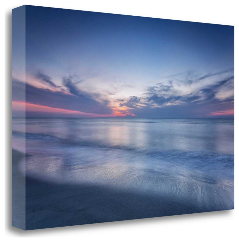 Early Morning Beach Sunrise 3 Giclee Wrap Canvas Wall Art