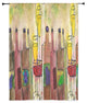 Wine Art Sheer Curtains, Tuscany Wine