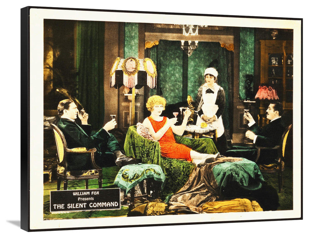 "The Silent Command" Stretched Canvas Giclee by Hollywood Photo Archive, 35x28"