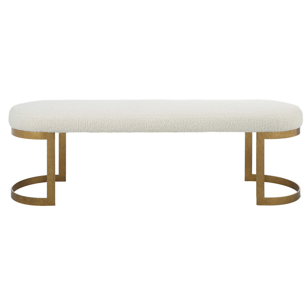 Uttermost Infinity Gold bench