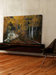 "Wolf Repose Aspen" Painting Print on Canvas by Chris Vest