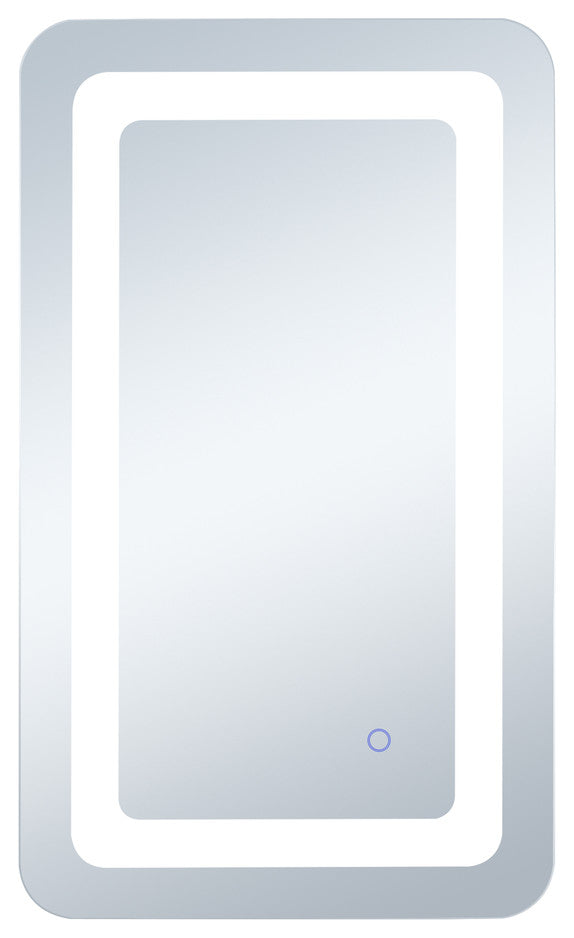 Home Living 27 in. x 30 in. Soft Edge LED Mirror