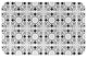 Black and White Tile 34x21 Bath Mat