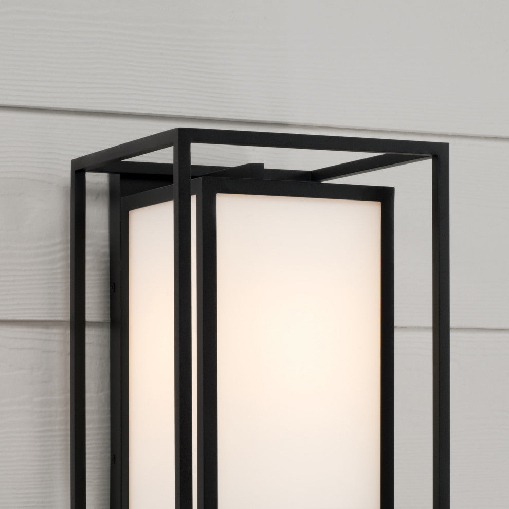Capital Lighting 953111 Aiden 14" Tall Outdoor Wall Sconce - Black