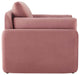 Indicate Performance Velvet Armchair Dusty Rose