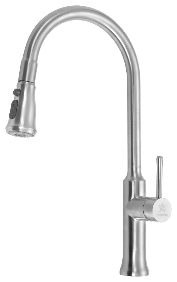 Stainless Steel Faucet Handle Single Lever Pull Down Sprayer, Faucet Cu039