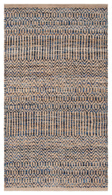 Safavieh Cape Cod Collection CAP309 Rug, Navy/Natural, 3'x5'