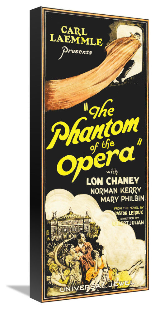"The Phantom of The Opera" Canvas by Hollywood Photo Archive, 9x22"