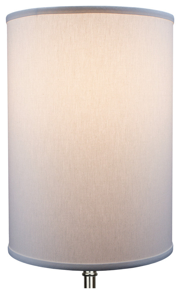 Fenchel Shades, 12"x12"x17" Spider Attachment Drum Lamp Shade, Linen