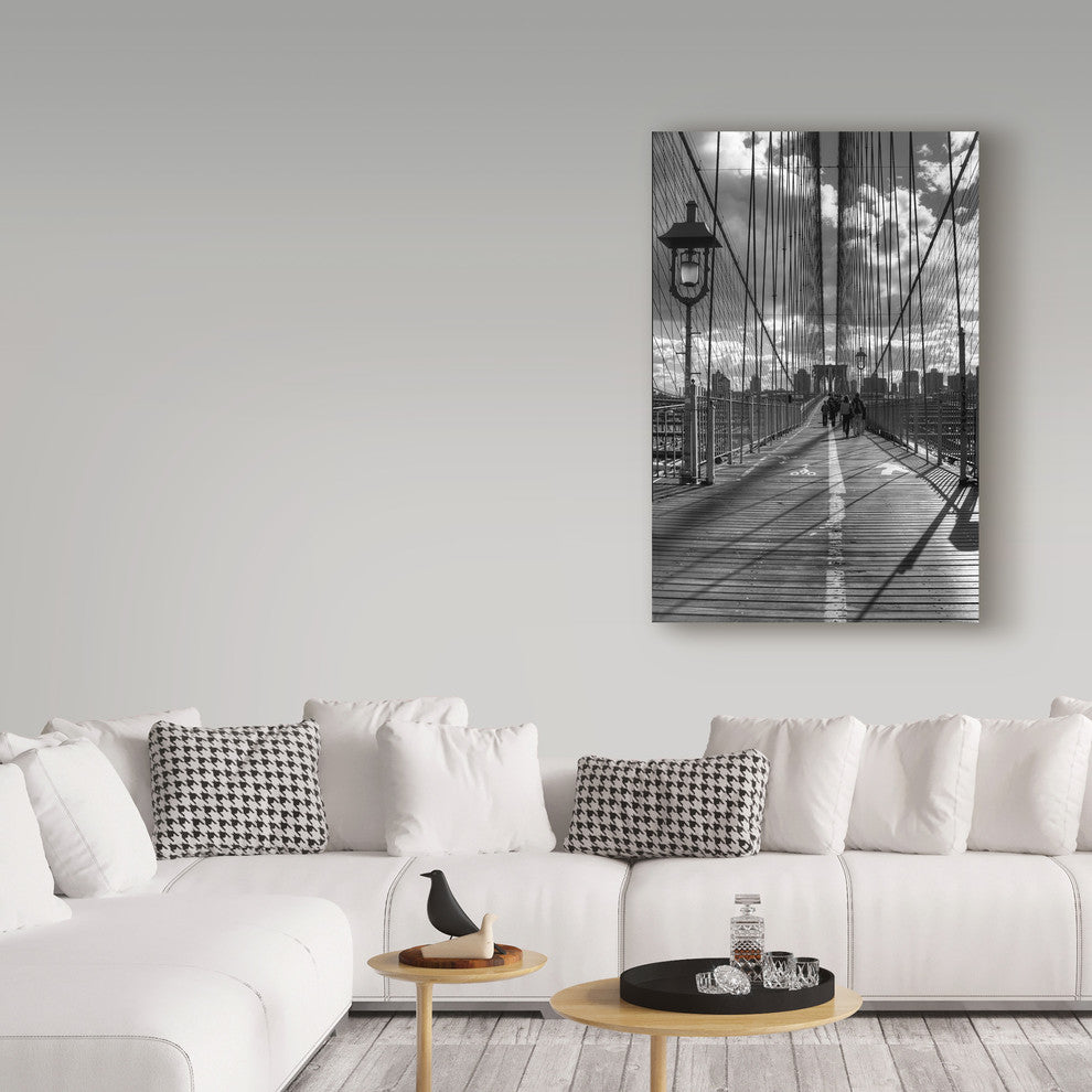 "Brooklyn Bridge 3" by Chris Bliss, Canvas Art, 22"x32"