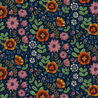 Pimlada Phuapradit Midnight Bloom 1 Shower Curtain, 72"x69"