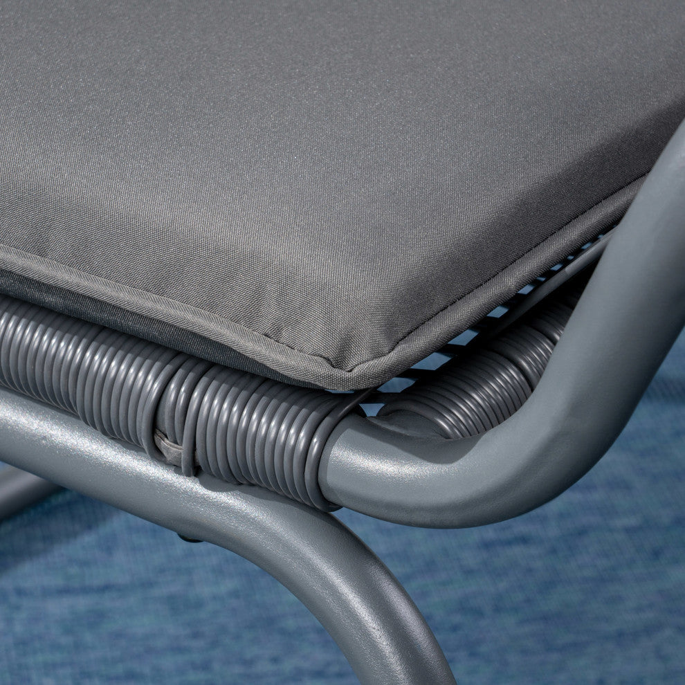 Hannah Outdoor Faux Rattan Club Chair, Set of 2