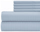 Stripe 700 Thread Count Premier 6-Piece Sheet Set, Blue, King