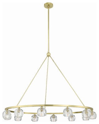 Crystorama Lighting Group ARA-10266 Aragon 12 Light 48"W LED - Matte Black