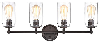 CHLOE Lighting Joyce Contemporary 4-Light Bath Vanity Fixture, Rubbed Bronze