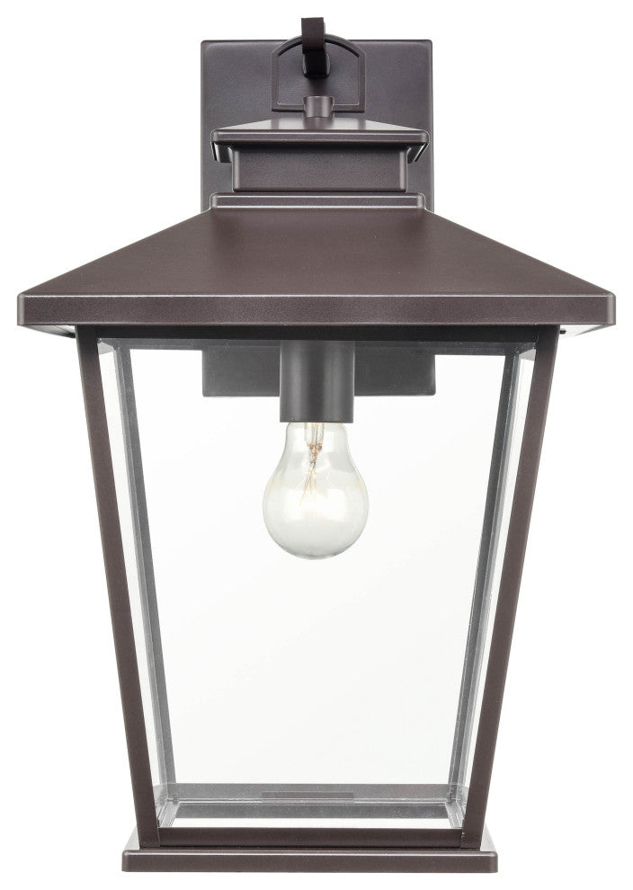 1 Light 11 in. Powder Coat Bronze Outdoor
