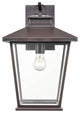 1 Light 11 in. Powder Coat Bronze Outdoor