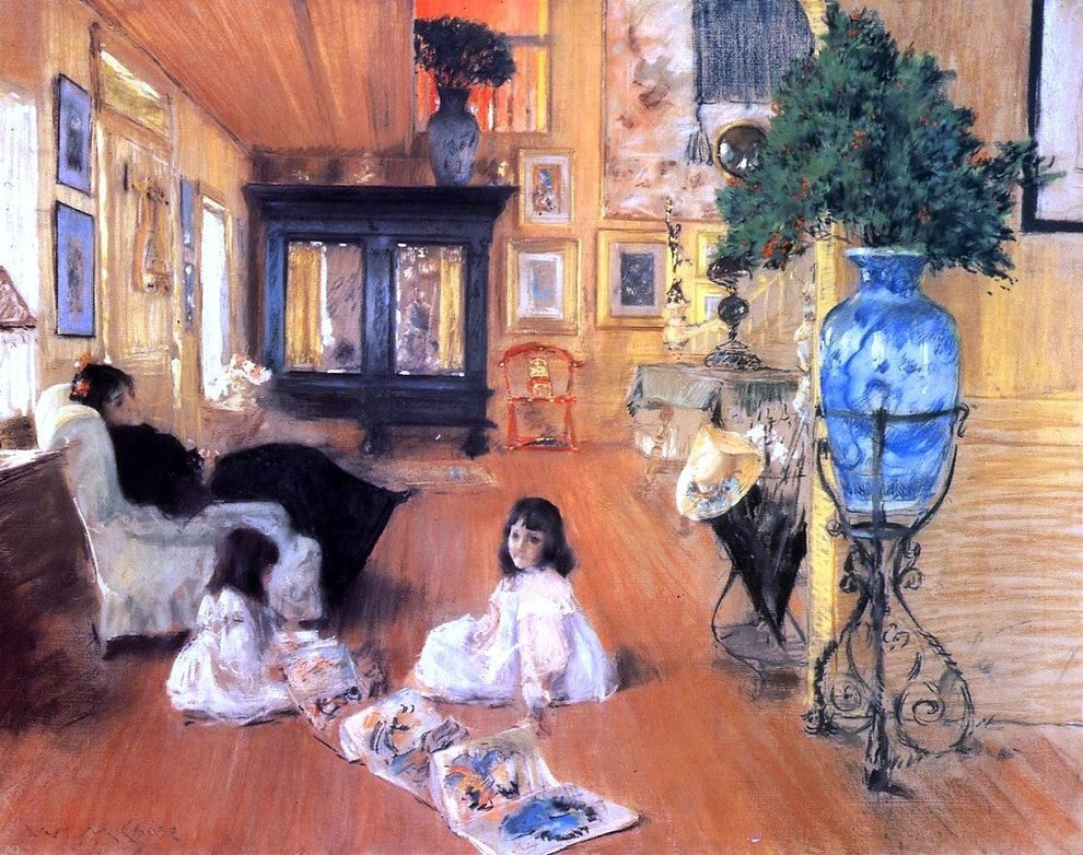 William Merritt Chase Hall at Shinnecock, 20"x25" Wall Decal