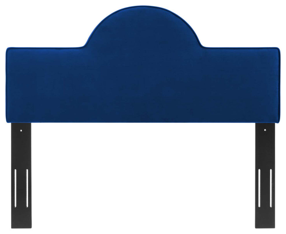 Headboard, King Size, Velvet, Blue Navy, Modern Contemporary, Bedroom Master