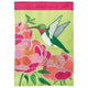 Flag  Double Applique  Hummingbird Burlap  Large