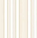 Stripes And Damasks, Classic Damask Stripes White, Cream Wallpaper Roll