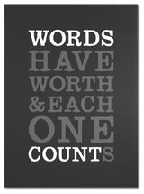 'Words Worth' Canvas Art by Megan Romo
