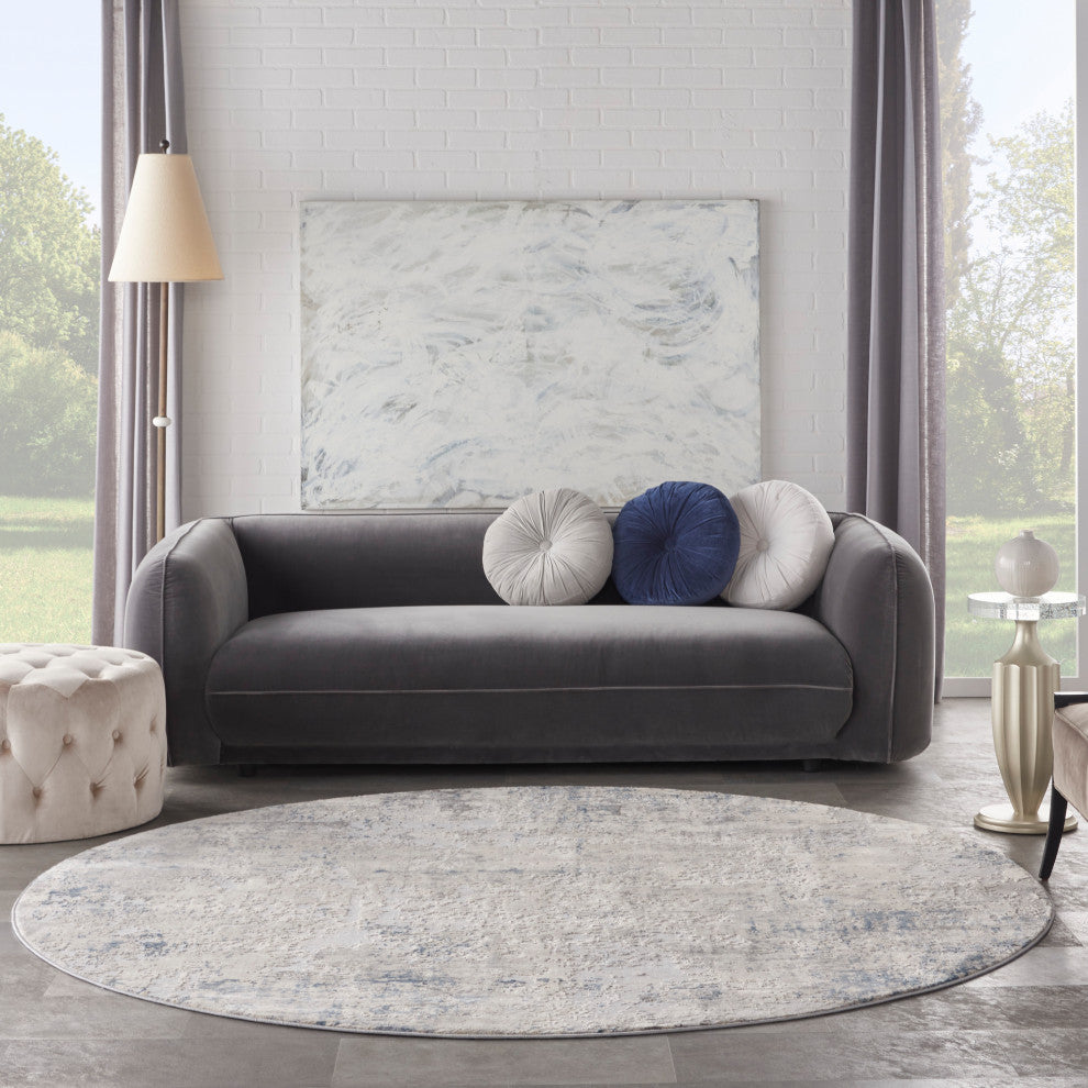 Nourison Home 7'10"xRound Rustic Textures Area Rug