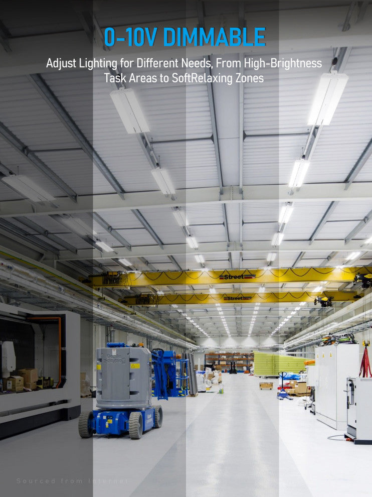 4FT 225W LED High Bay Shop Light, 5000K Daylight