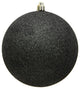 Vickerman N590784Dg 2.75" Gunmetal Glitter Ball Ornament, 12 Per Bag