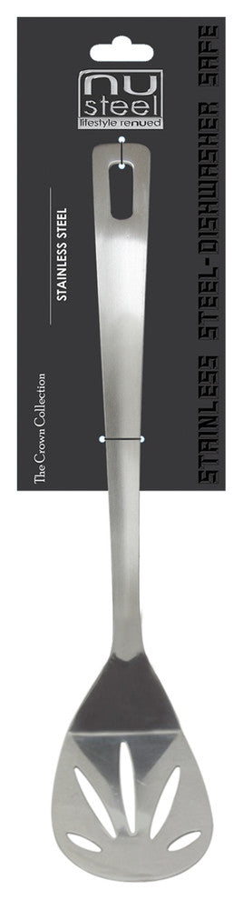 nu steel The Crown Collection, 1.8 mm Thickness 13" Length Potato Masher,Brushed
