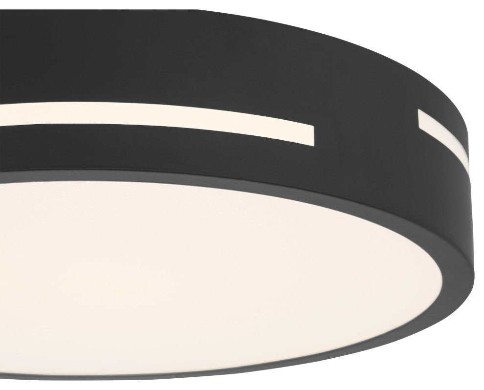 Harmony LED Flush Mount, Matte Black