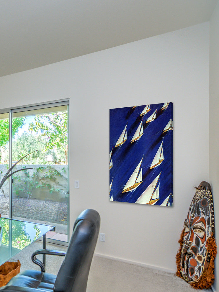 "Plain Saturday Evening Post 1940" Painting Print on Wrapped Canvas