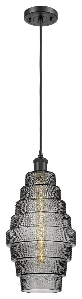 Innovations 516-1P-BK-G673-8 1-Light Mini Pendant, Matte Black